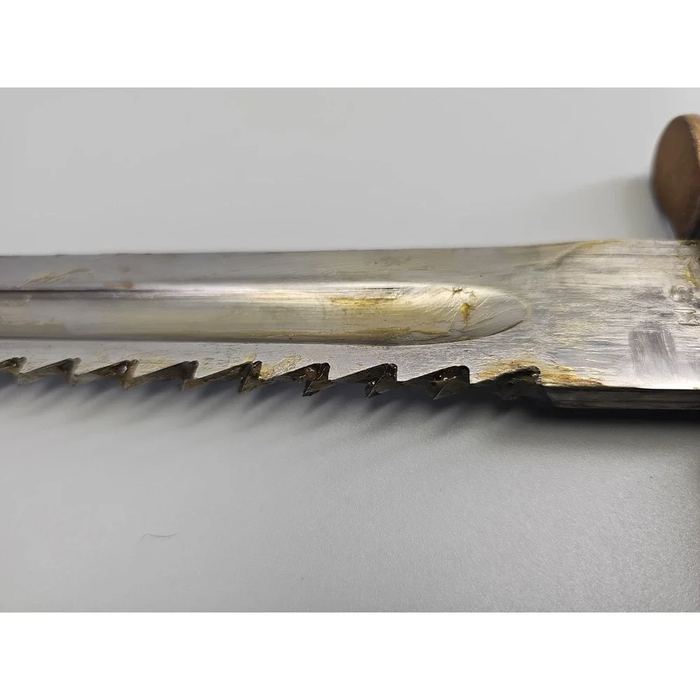 Rare New WWI Swiss Model 1914 Sawback Schmidt Rubin Bayonet‎ H.S. Hans Steimer